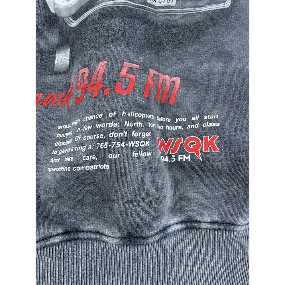 Stranger Things Hawkins Hitmaker Hoodie Netflix Primark Fleece Gray Adult 2XL - Picture 11 of 14